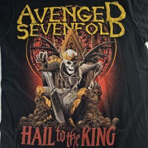 Bay‎ Island Avenged Sevenfold Mens Medium Short Sleeve Graphic Print T-Shirt